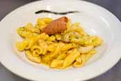 pasta di Gragnano “fidanzati capresi” con scorfano
rosso